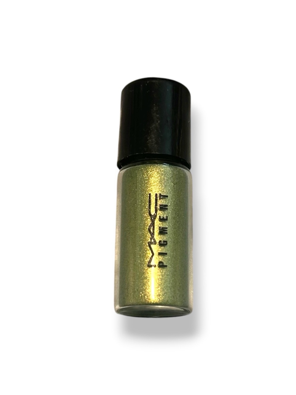 MAC cosmetics GOLDEN OLIVE pigment travel size MINI discontinued shimmer loose